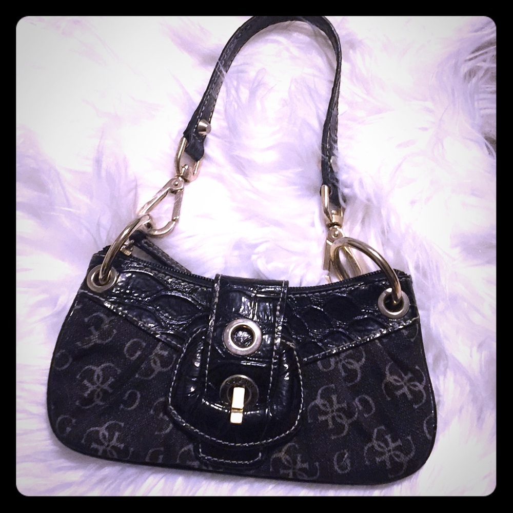 Guess Black Wristlet